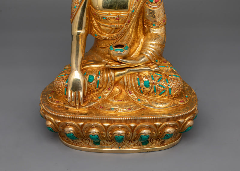 Shakyamuni Buddha Enlightened Dharma Teacher Statue | Profound Wisdom Figurine