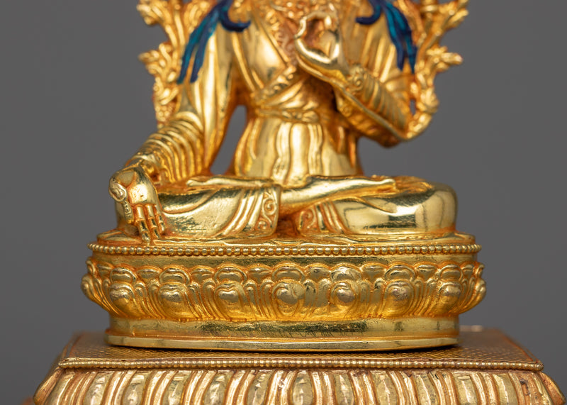 Tibetan Jigme Lingpa Sculpture | Tibetan Lama Jigme Lingpa for Spiritual Practice