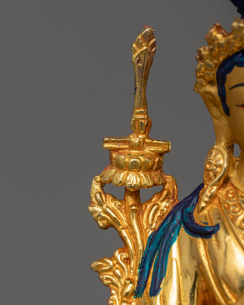 Tibetan Jigme Lingpa Sculpture | Tibetan Lama Jigme Lingpa for Spiritual Practice