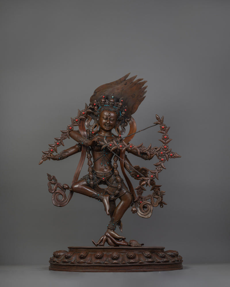 Handcrafted Kurukulla Deity Sculpture | The Goddess of Love and Magnetism