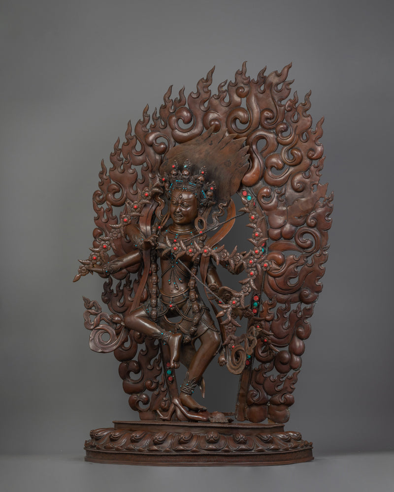 Handcrafted Kurukulla Deity Sculpture | The Goddess of Love and Magnetism