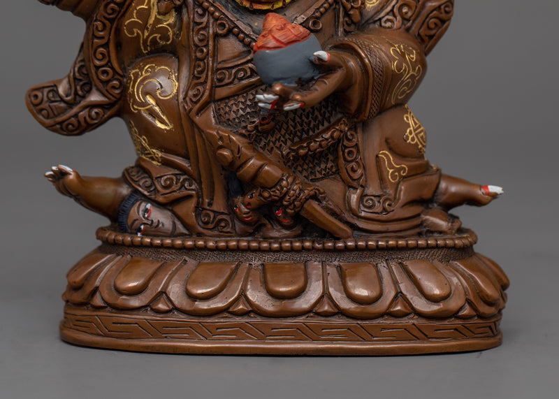 2 Armed Mahakala Bernagchen Sculpture | The Unyielding Guardian of Vajrayana Buddhism