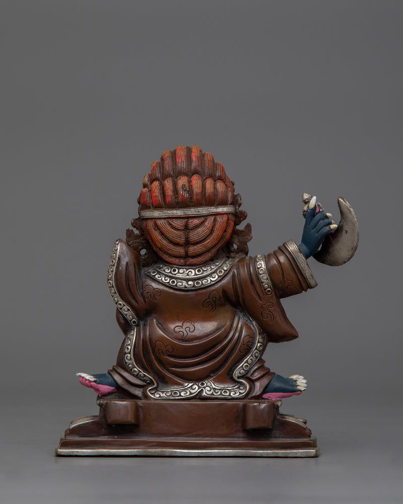 Protective Deity Mahakala Bernagchen Statue | Symbol of Protection and Strength