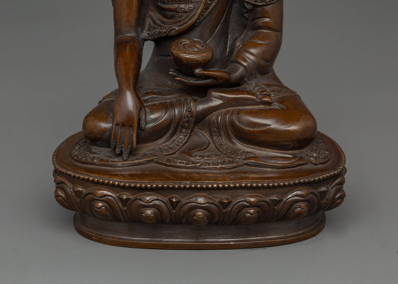 Handmade Siddhartha Gautama Statue | Shakyamuni Buddha Figurine for Sacred Decor