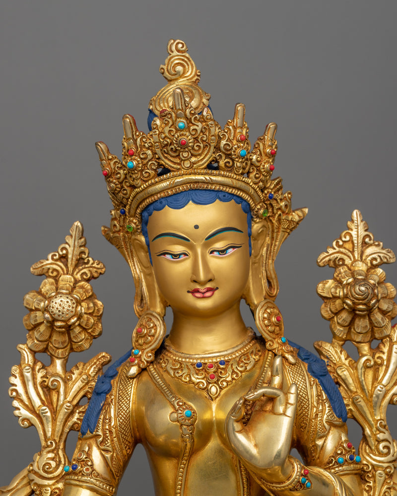 Green Tara Statue "Mother of Liberation" | Divine Feminine Art