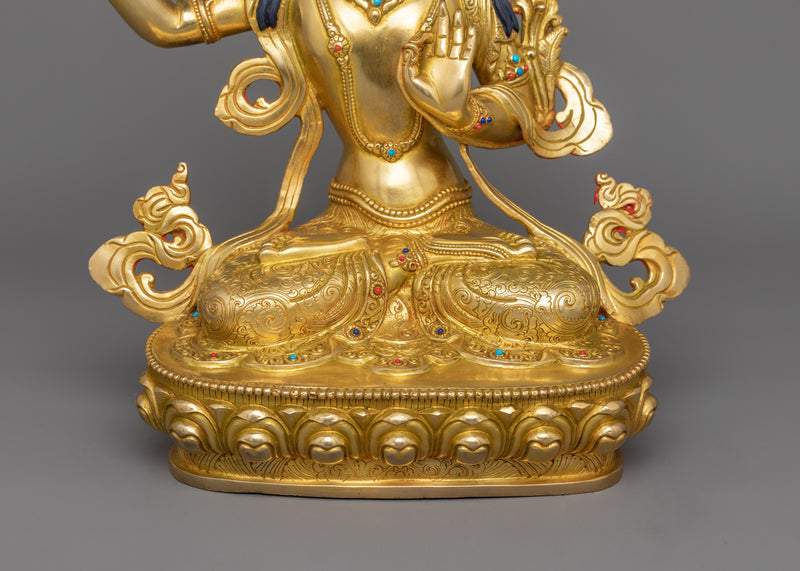 The Light of Wisdom Manjushri Statue | Symbol of Intellectual Clarity and Insight