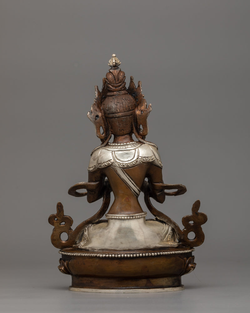 Vajradhara Supreme Deity Sacred Sculpture | The Primordial Buddha of Vajrayana