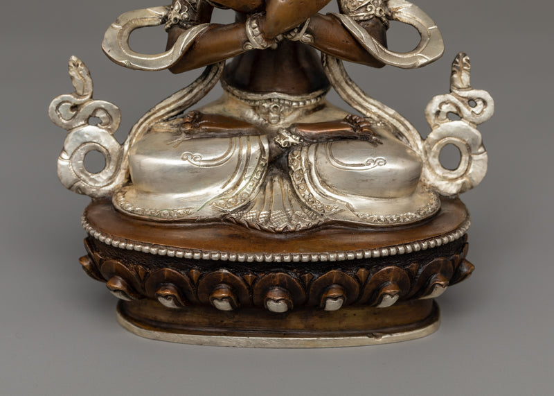 Vajradhara Supreme Deity Sacred Sculpture | The Primordial Buddha of Vajrayana