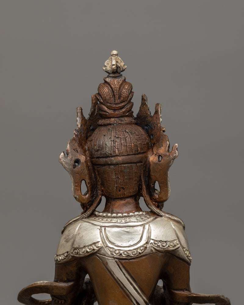 Vajradhara Supreme Deity Sacred Sculpture | The Primordial Buddha of Vajrayana