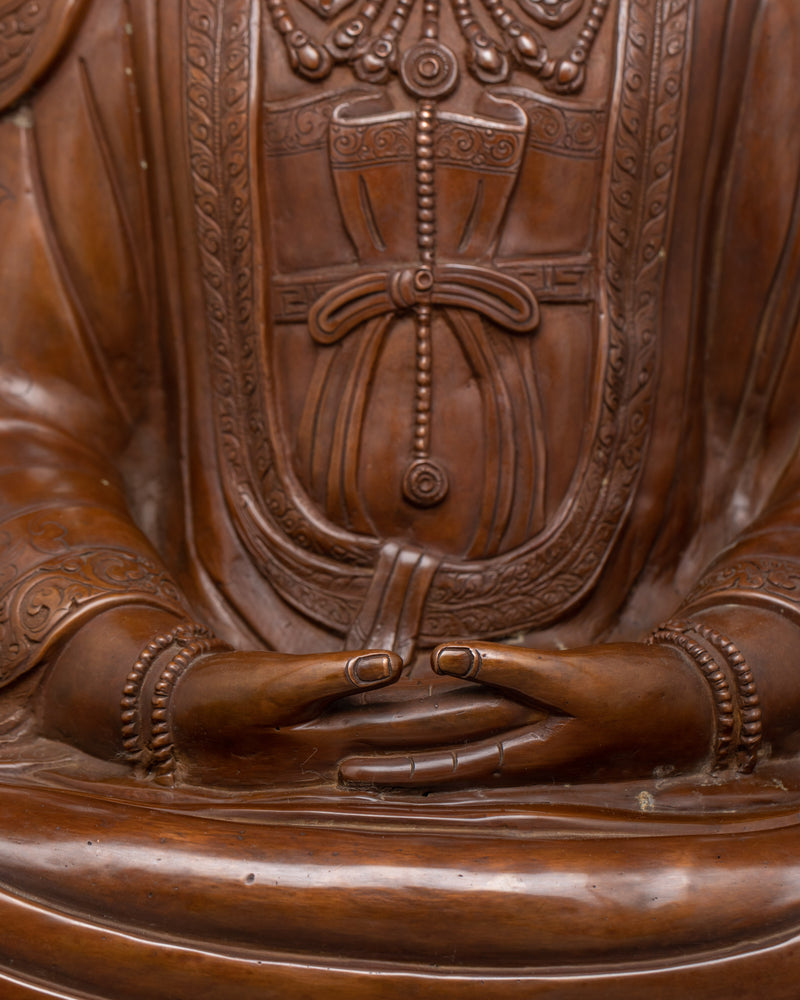 Amitabha Pure Land Buddha Figurine | The Buddha of Infinite Light and Compassion