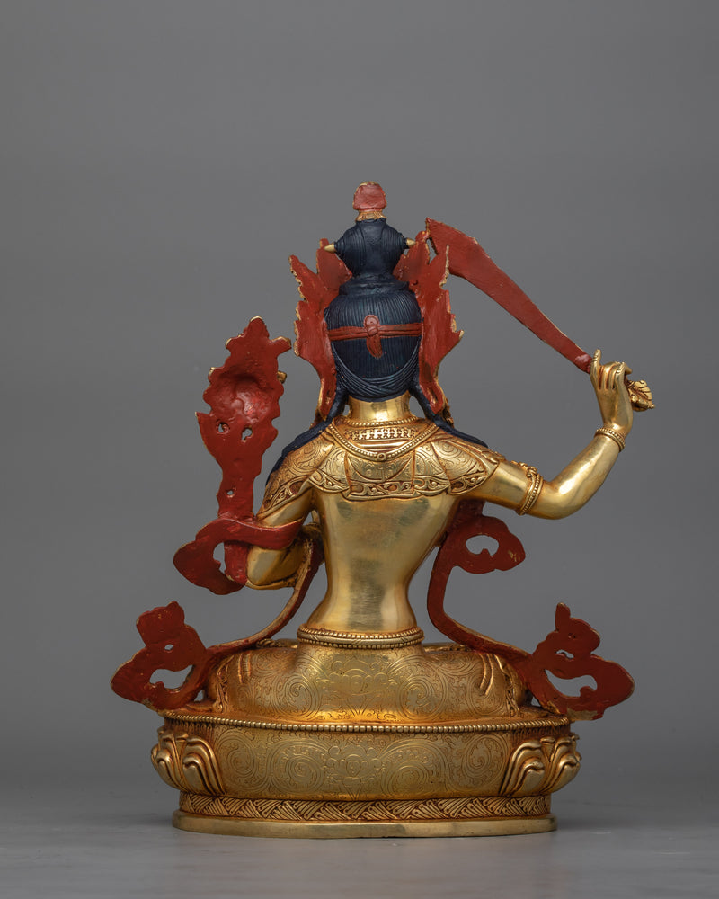 Knowledge Deity Manjughosa Statue | The Supreme Wisdom Deity of Buddhism