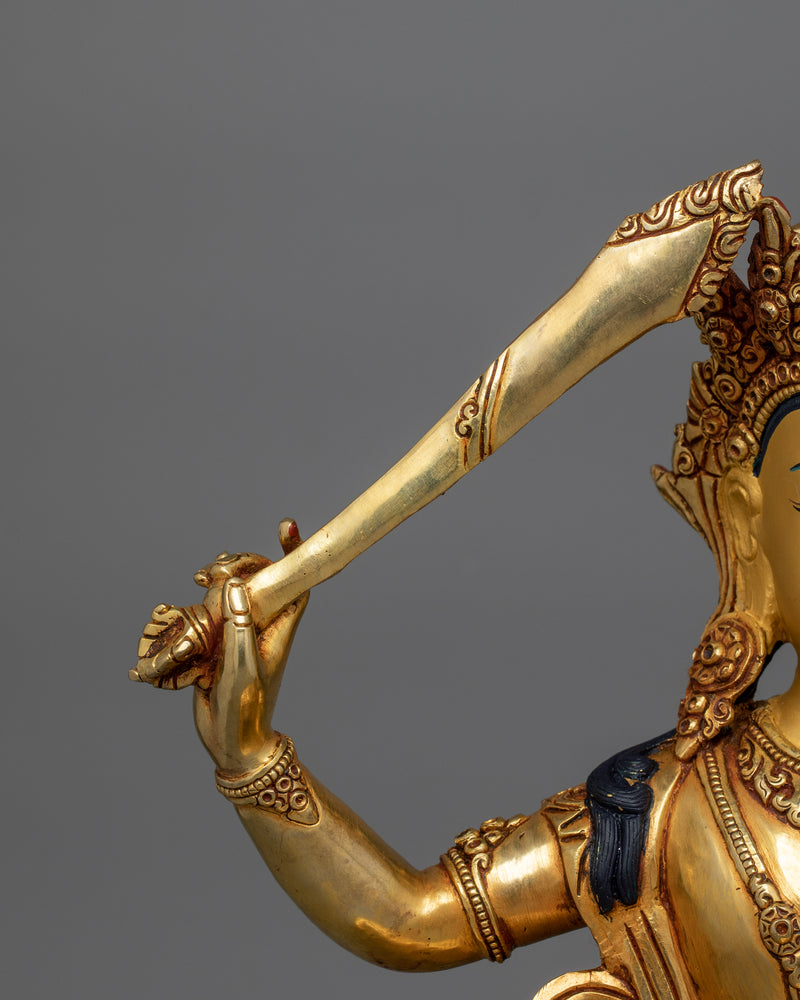 Knowledge Deity Manjughosa Statue | The Supreme Wisdom Deity of Buddhism