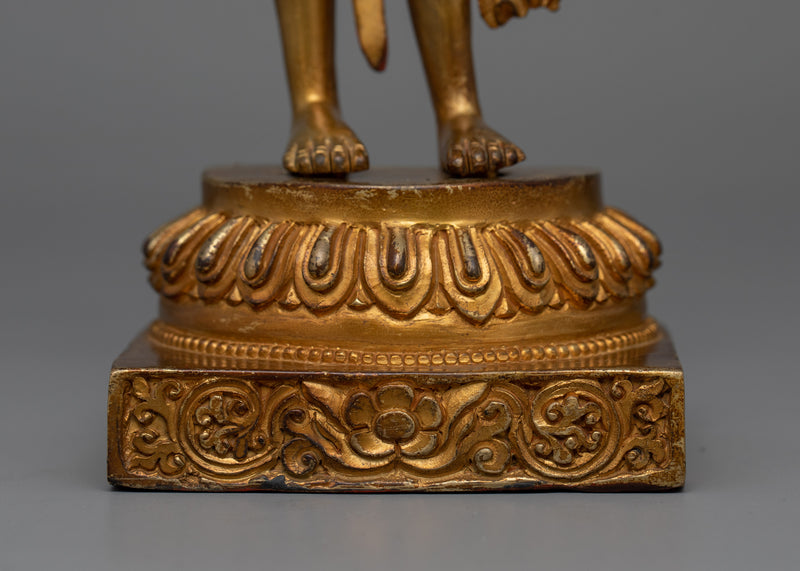 Standing Padmapani Bodhisattva Figurine | Symbol of Compassion and Enlightenment