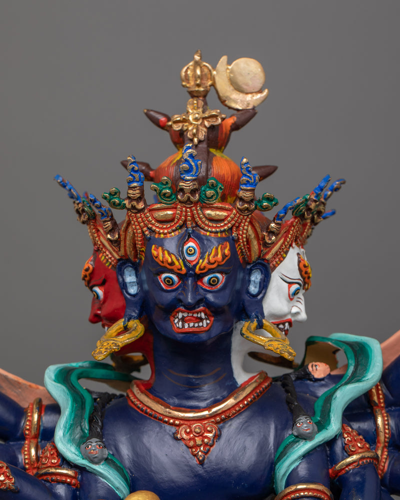 Tantric Deity Chakrasamvara Sculpture | Bliss and Transformation