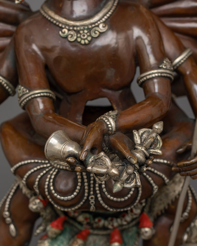 Handcrafted Chakrasamvara Statue | Tantric Deity of Transformation