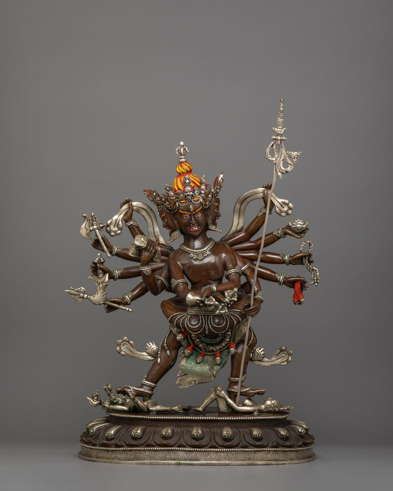 Handcrafted Chakrasamvara Statue | Tantric Deity of Transformation