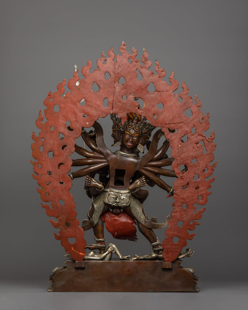 Handcrafted Chakrasamvara Statue | Tantric Deity of Transformation