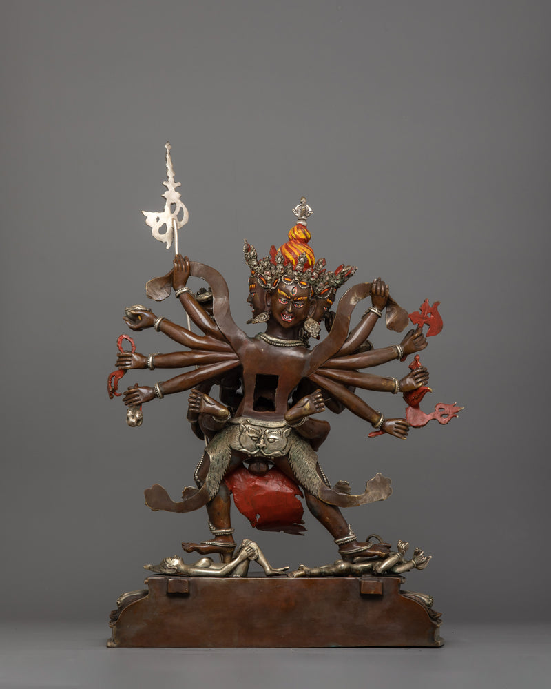 Handcrafted Chakrasamvara Statue | Tantric Deity of Transformation