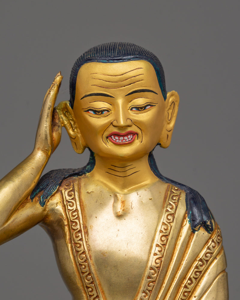 Tibetan Yogi Milarepa Sculpture | Spiritual Inspiration and Devotion