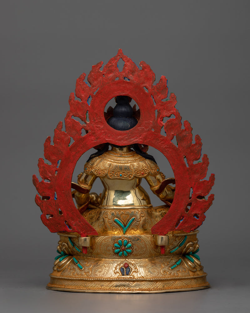 Dzambhala Dharma Decor Statue For Spiritual Abundance | The Buddhist Deity of Prosperity