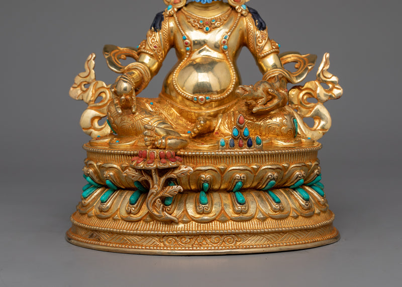 Dzambhala Dharma Decor Statue For Spiritual Abundance | The Buddhist Deity of Prosperity