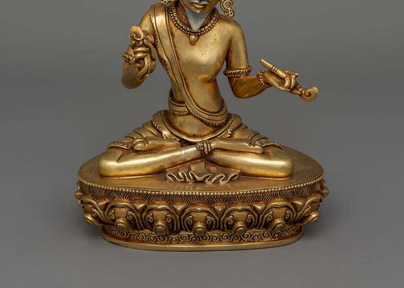 Handcrafted Padampa Sangye Statue in 24K Gold | A Spiritual Guide to Liberation