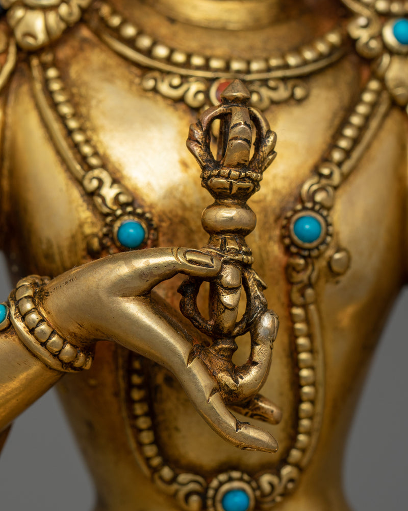 Vajrasattva Antique Finish Statue | Inner Peace and Transformation