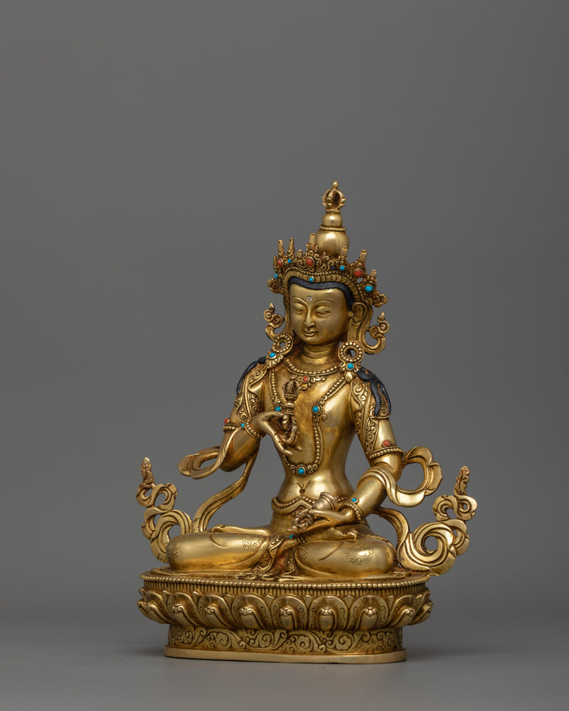 Vajrasattva Antique Finish Statue | Inner Peace and Transformation