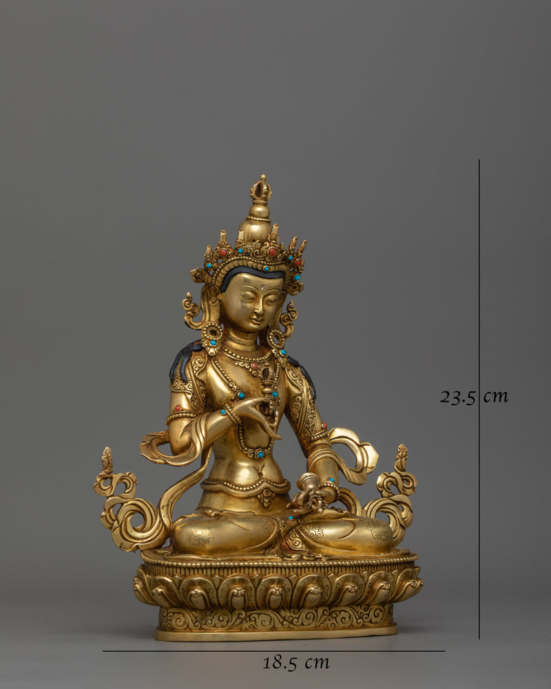 vajrasattva-antique-finish-statue