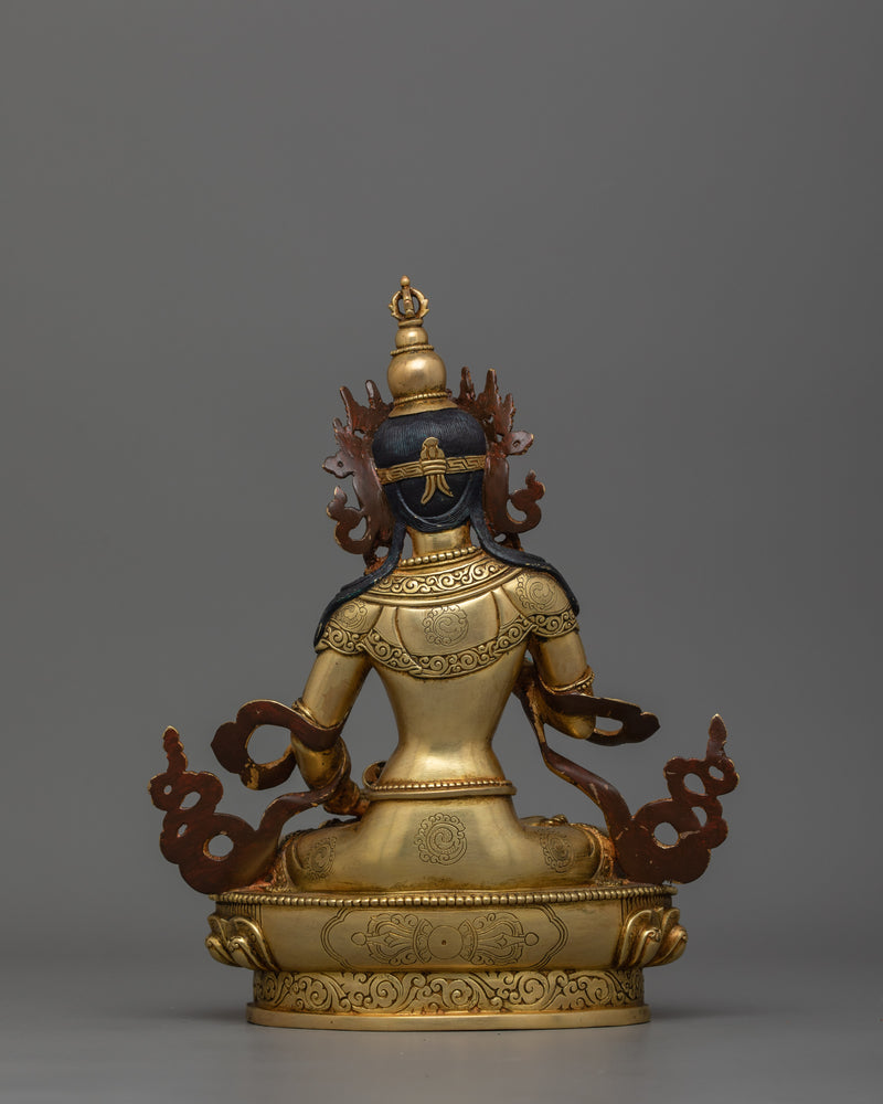 Vajrasattva Antique Finish Statue | Inner Peace and Transformation