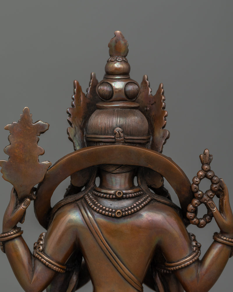 Chenrezig Bodhisattva Deity | The one who looks with unwavering eye