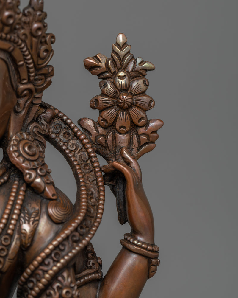 Chenrezig Bodhisattva Deity | The one who looks with unwavering eye