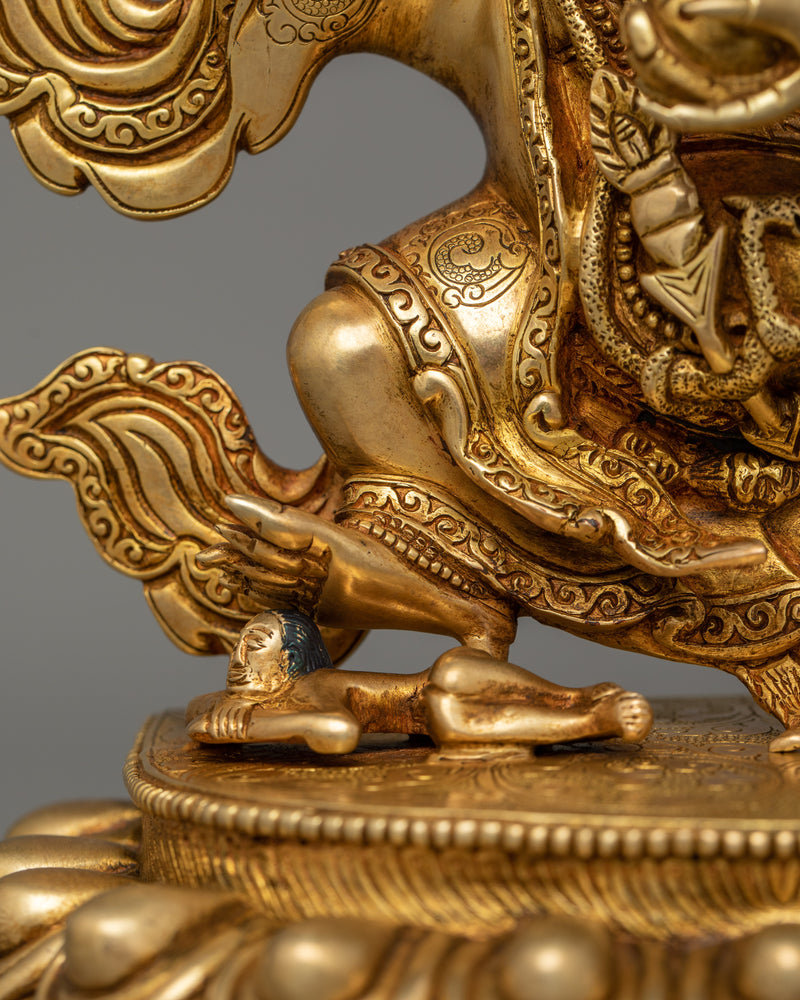 Protector Deity Mahakala Bernakchen Statue | Tibetan Dharma Protector