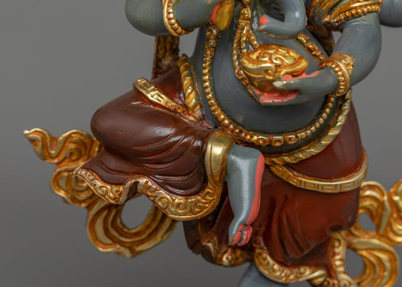 Religious Bodhisattva Ganesha Statue | Himalaya Nepal Ganpati Idol