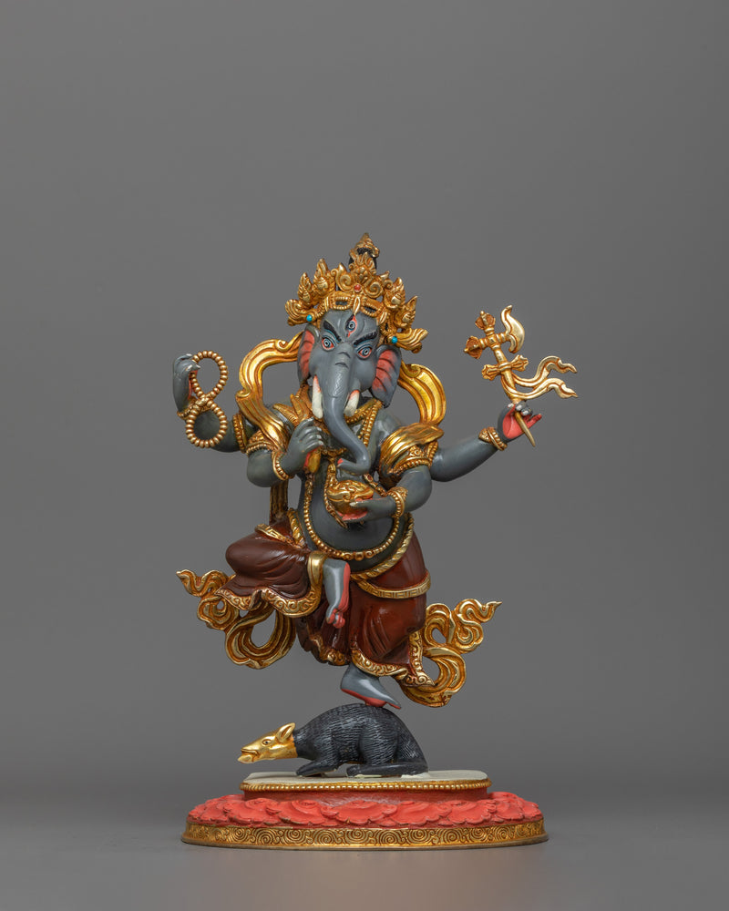 Religious Bodhisattva Ganesha Statue | Himalaya Nepal Ganpati Idol