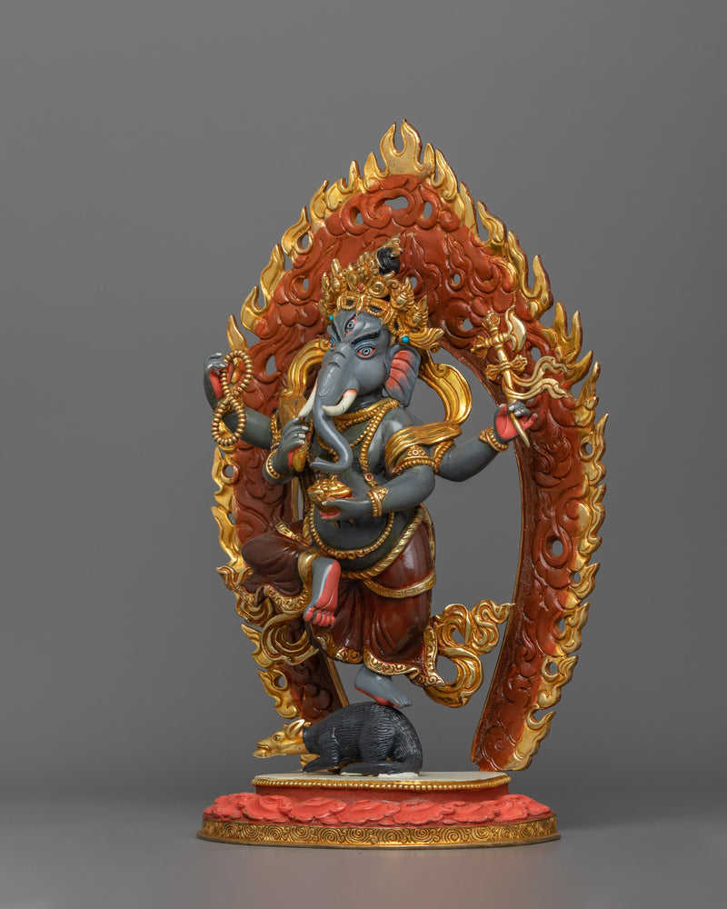 Religious Bodhisattva Ganesha Statue | Himalaya Nepal Ganpati Idol