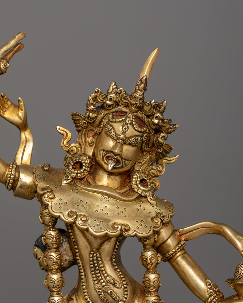 Buddhist Deity Ekajati "One-Tressed" Goddess Figurine | The Fierce Protector Deity