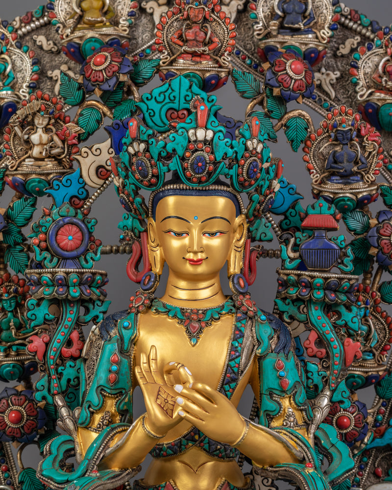 Tibetan Buddha of Future Maitreya Statue | Symbol of Compassion and Enlightenment