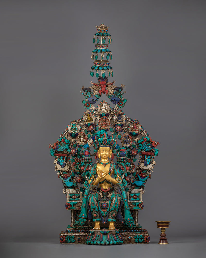 Tibetan Buddha of Future Maitreya Statue | Symbol of Compassion and Enlightenment