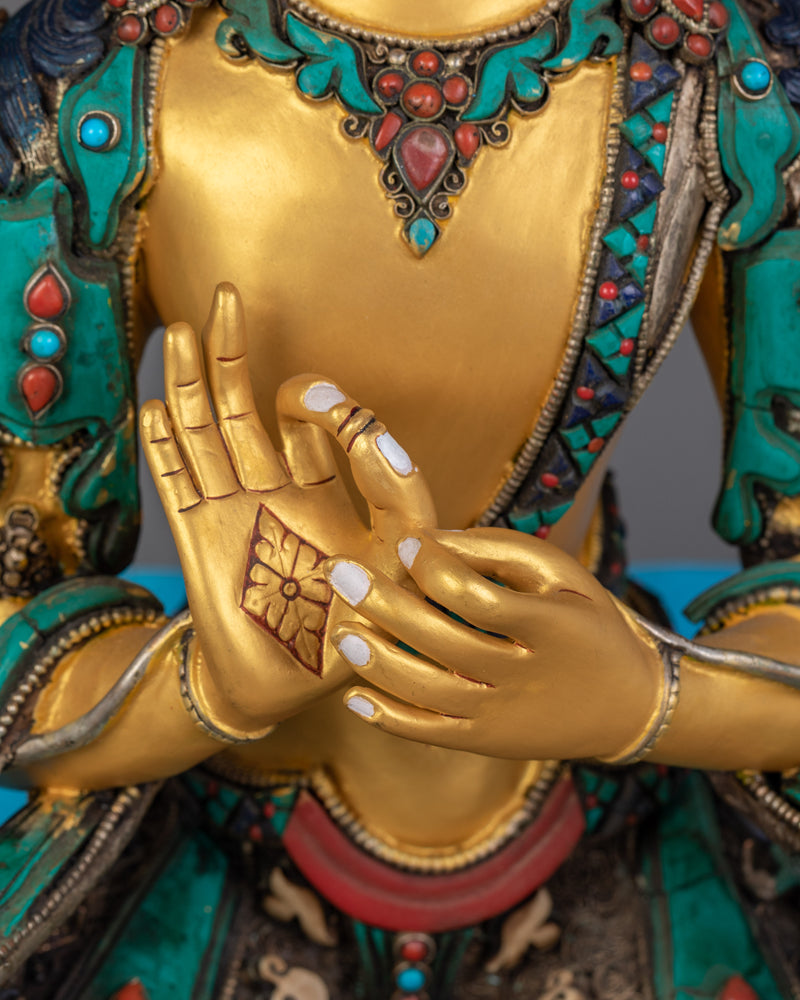 Tibetan Buddha of Future Maitreya Statue | Symbol of Compassion and Enlightenment