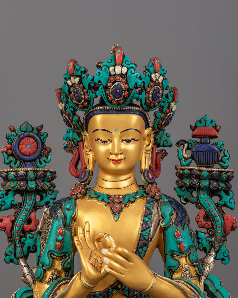 Tibetan Buddha of Future Maitreya Statue | Symbol of Compassion and Enlightenment