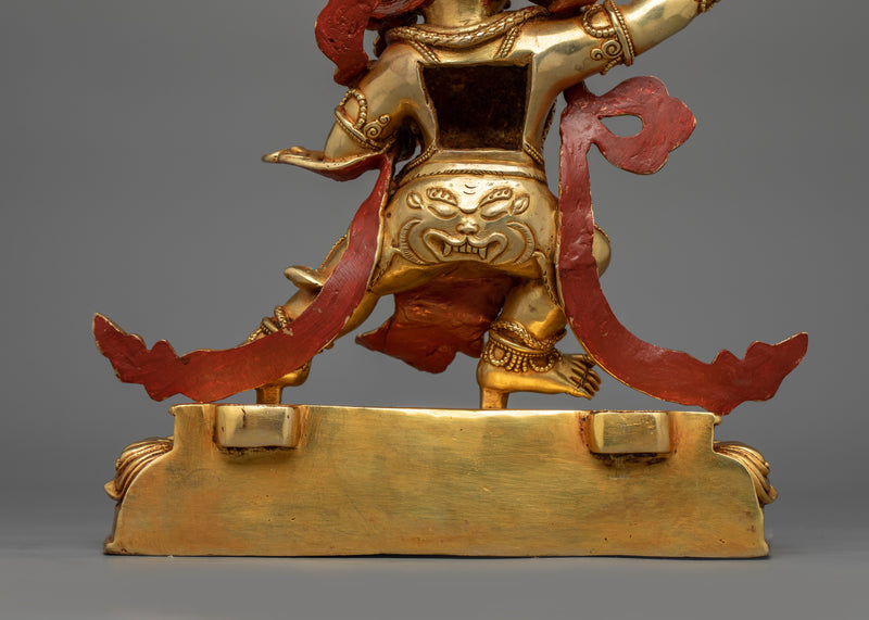 Buddha Protector Wrathful Vajrapani Sacred Statue | The Guardian of Dharma