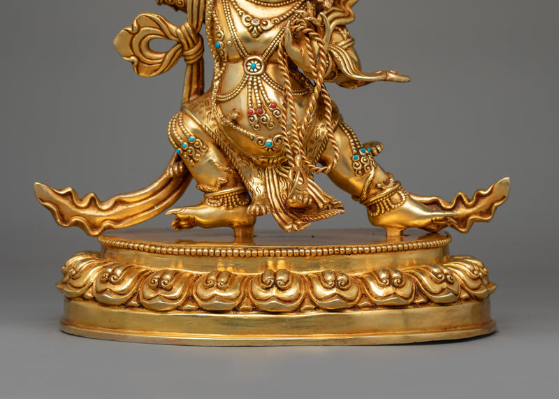 Buddha Protector Wrathful Vajrapani Sacred Statue | The Guardian of Dharma