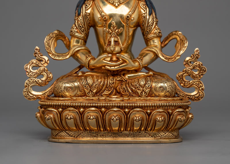 Enlightened Buddha Amitayus Statue for Sacred Decor  | The Deity of Infinite Life