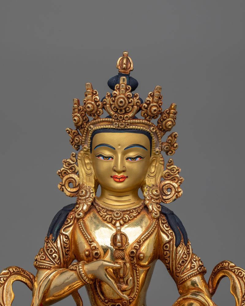 Vajrasattva The Remover of Obstacles Handcrafted Statue | Tibetan Deity of Purification