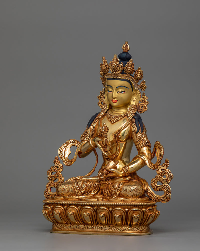 Vajrasattva The Remover of Obstacles Handcrafted Statue | Tibetan Deity of Purification