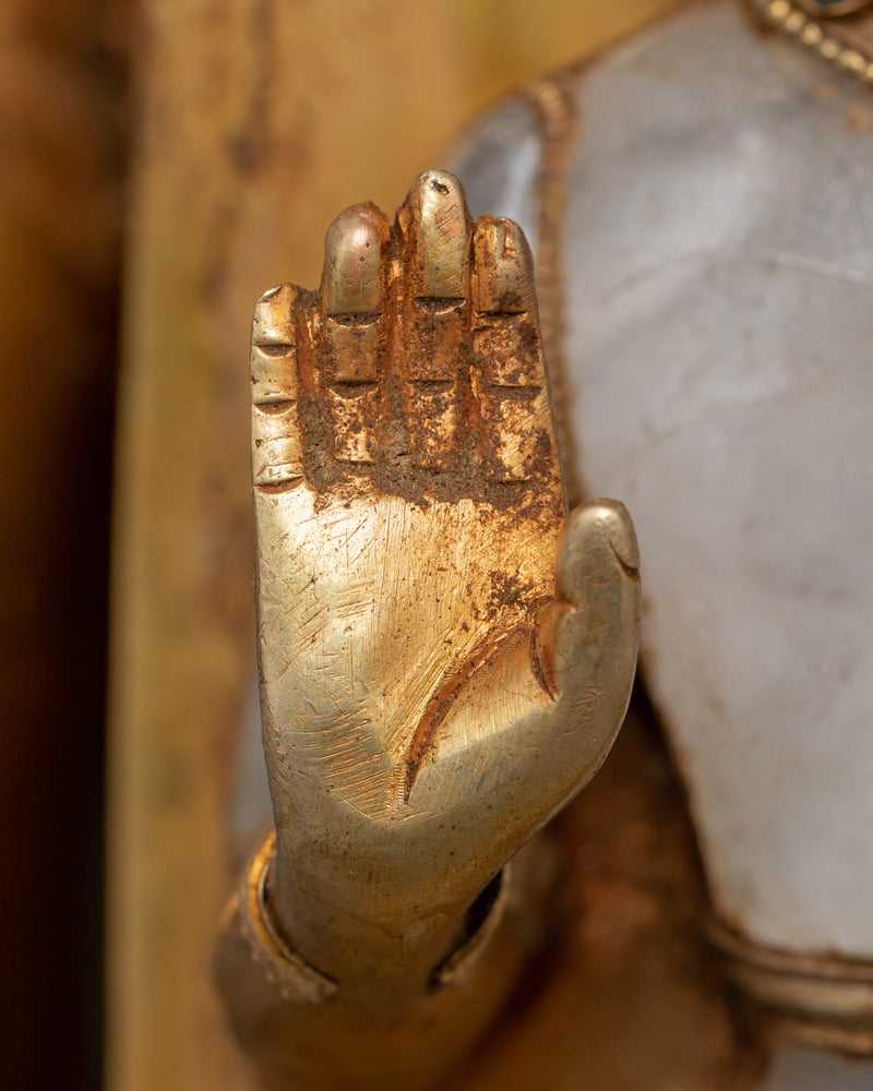 Future Buddha Stupa Tibetan Sculpture | A Symbol of Enlightened Aspiration