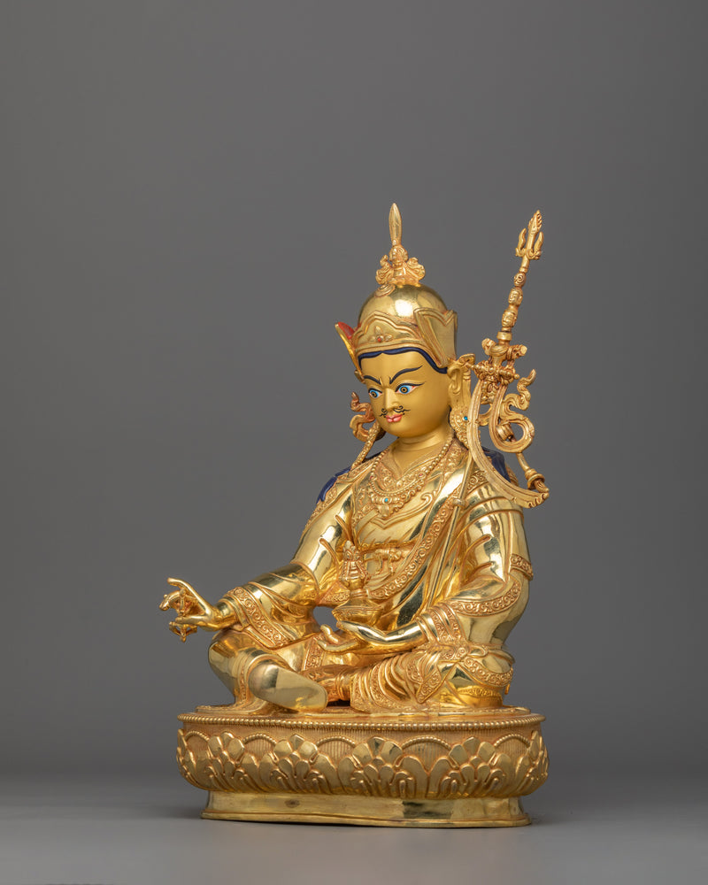 Religious Buddhist Vajra Master Rinpoche Guru Statue | The Tantric Master