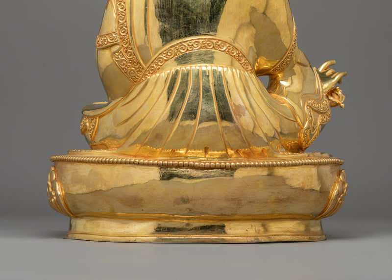 Religious Buddhist Vajra Master Rinpoche Guru Statue | The Tantric Master