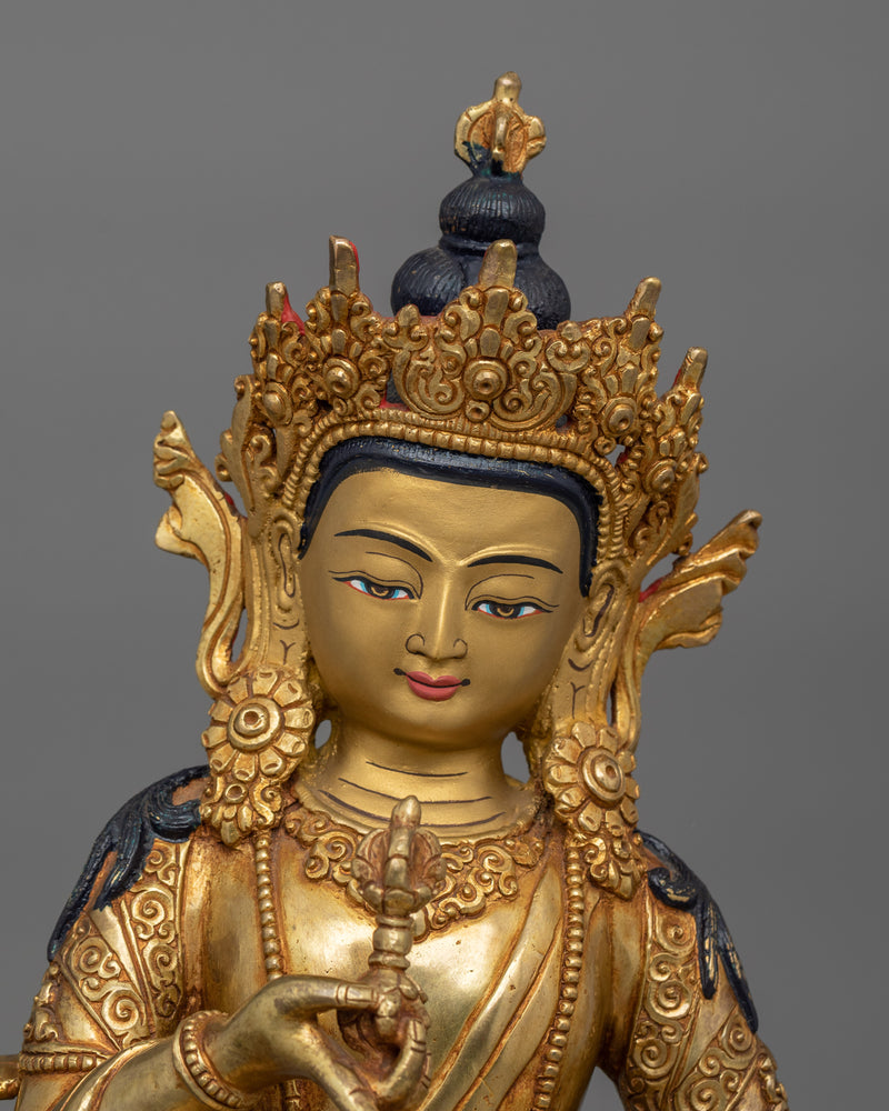 Deity of Purification Vajrasattva Sculpture | Sacred Bodhisattva Figure